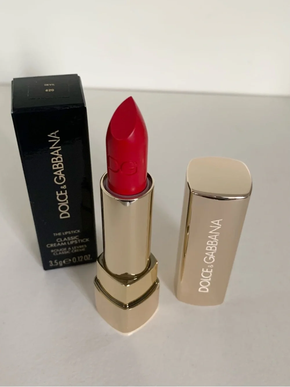 Dolce & Gabbana Devil red lipstick